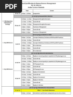 PQ - Time Table