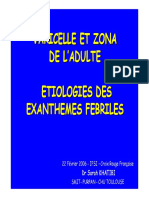 Maladies Eruptives de L Adulte