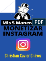 Mis 5 Maneras de Monetizar Instagram Por @ChrisXavo