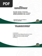 Tema 2 Balance de Materiales en Reservorios de Petróleo Avance Final 28 Abr2020 PDF