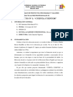 Informe Cuenta Cuentos