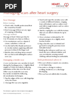 Managing Scars After Heart Surgery: Scar Massage