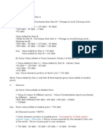 Value Added Method Practice