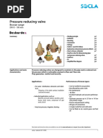 Pressure Reducing Valve: Bronze Range