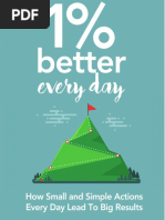 1 Percent Better Every Day How Small and Simple Action Every Day PDF