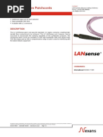 Lansense Fibre Patchcords: Description