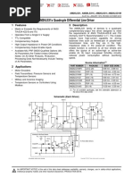 AM26LS31x Quadruple Differential Line Driver: 1 Features 3 Description