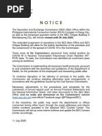 2020notices - SEC Main Office and SEC Ortigas Building To Remain Closed Until July 26 With Updated SEC Contact Center F07102020