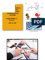 UNIDAD 2 Tasas de Interés Nominales, Efectivas y Combinación de Factores (Distancia)