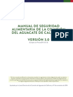 Manual de Seguridad Alimentaria de La Comisión Del Aguacate California PDF