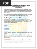 Product Research Cheat Sheet (2018) : 1. Wacky Product Idea Sites