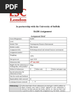 UoS BABS L4 T1 CBE Assignment April-July 2020 For April 2019 Intake