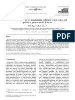 Government Policies For Encouraging Industrial Waste Reuse and Pollution Prevention in Taiwan - Tsai, W.T. Chou, Y.H.