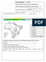 Revisão de Geografia - 1º Trimestre - 5º Ano