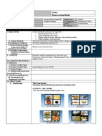 Learning Area Learning Delivery Modality Cookery Distance Learning Modality