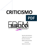 Criticismo Biblico