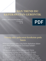 Etika Dan Trend Isu Keperawatan Gerontik