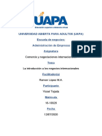 Tarea 1 Comercio y Negociaciones Internacionales