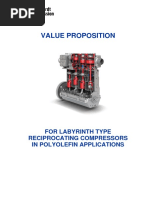 Value Proposition: For Labyrinth Type Reciprocating Compressors in Polyolefin Applications