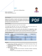 Abir Kumar Bosu: Exam Title Name of Institutions/ Board Concentration/Major Result (CGPA) Passing Year