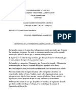 Esquilo-Agamenón-Secuencia de Acciones Fundamentales de La Tragedia