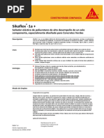 Sellador Poliuretano para Concretos Verdes Sikaflex 1a Mas