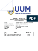 International Economic (Group Assignment)