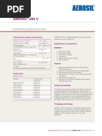 Aerosil® 200 V: Densified Hydrophilic Fumed Silica