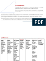 Skills, Strengths, and Interests Self-Assessment Worksheet: Instructions