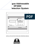 Analogue Addressable DF4000 Fire Detection System: Installation Instructions and Operating Manual