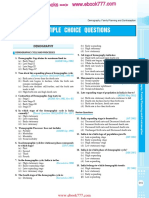 Multiple Choice Questions: Demography