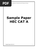 Sample Paper Assistant Director