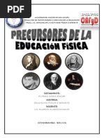 Precursores de La Educacion Fisica