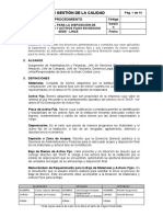 Control para La Disposición de Materiales y Activos Fijos en Desuso