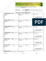 School Brigada Eskwela Attachment Form For Local Service Credit