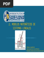 2 Modelos Matemáticos de Sistemas Lineales