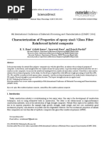 Characterization of Properties of Epoxy Sisal / Glass Fiber Reinforced Hybrid Composite