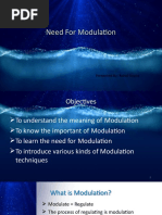 Need For Modulation: Presented By: Rahul Gupta