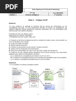 Série 3: Analyse OLAP