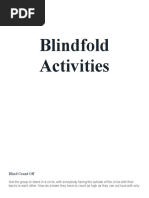 Blindfold Activities: Blind Count Off