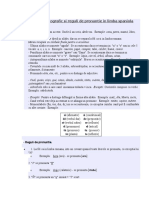 Accentul Ortografic Si Reguli de Pronuntie in Limba Spaniola Cap.1