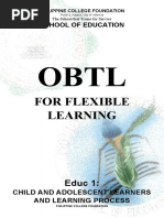 OBTL For Flexilble Learning