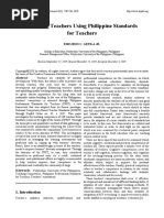 Assessing Teachers Using Philippine Standards For Teachers: Emejidio C. Gepila JR