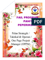 Fail Program Panitia & Peperiksaan: Pelan Strategik / Taktikal & Operasi / One Page Project Manager (OPPM)