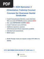 OTC COURSES 2020 Information Booklet PDF