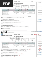 Answers: Reading A Timeline