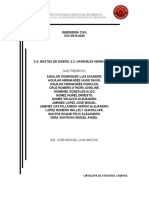 2.2 Gastos de Diseño, 2.3 Variables Hidraulicas