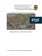 Determinación Del Volumen Útil Del Embalse Ultimo