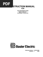 Instruction Manual: Voltage Regulator Model: AEC 42-7