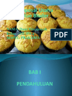 Proposal Usaha Kue Bluder: NAMA: Dani Vriyansyah Kelas: XII IPA 4 Mapel: Prakarya